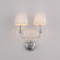 Бра двухрожковое Rivoli Хрусталь Valzer A2 CR Е14 Хром картинка 